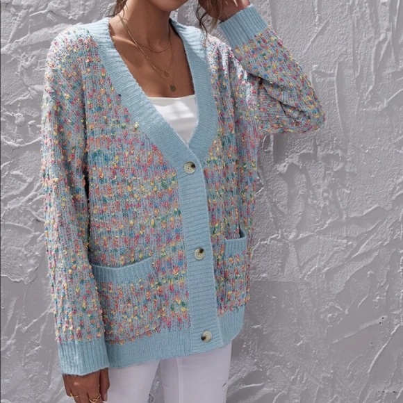 Button oversized cardigan coat - Picture 13 of 15